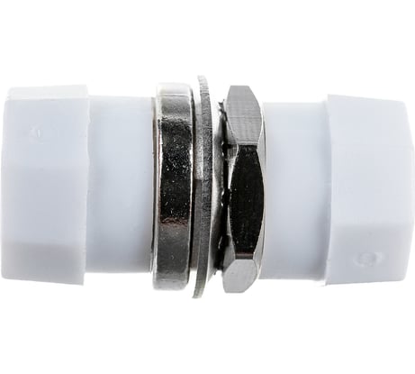 Оптический проходной адаптер FC-FC Hyperline, FA-S00Z-FC/FC-N/WH-SL SM/MM, simplex, корпус 243948