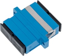 Оптический проходной адаптер SC-SC Hyperline, FA-P11Z-DSC/DSC-N/BK-BL SM, duplex, корпус пластик 243945