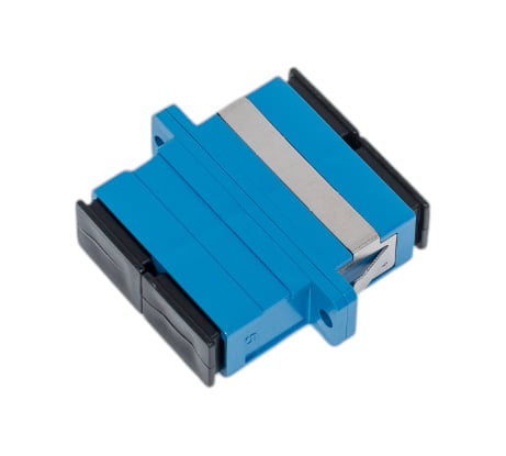 Оптический проходной адаптер SC-SC Hyperline, FA-P11Z-DSC/DSC-N/BK-BL SM, duplex, корпус пластик 243945