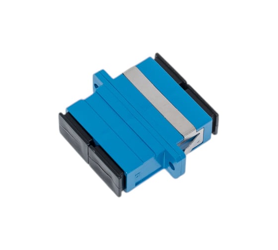 Оптический проходной адаптер SC-SC Hyperline, FA-P11Z-DSC/DSC-N/BK-BL SM, duplex, корпус пластик 243945 1