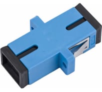 Оптический проходной адаптер SC-SC Hyperline, FA-P11Z-SC/SC-N/BK-BL SM, simplex, корпус пластик 243946