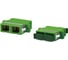 Оптический проходной адаптер SC/APC-SC/APC Hyperline, FA-P11Z-DSC/DSC-N/GN-GN SM, duplex 242810 1
