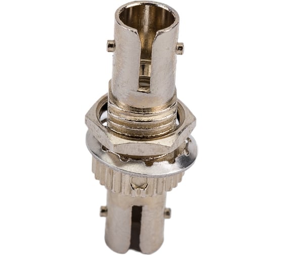 Оптический проходной адаптер ST-ST Hyperline, FA-S00Z-ST/ST-N/BK-SL SM/MM, simplex, корпус 243942