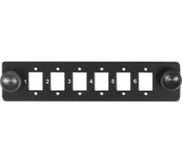 Адаптерная панель NIKOMAX NMF-AP06SSC-P-BK