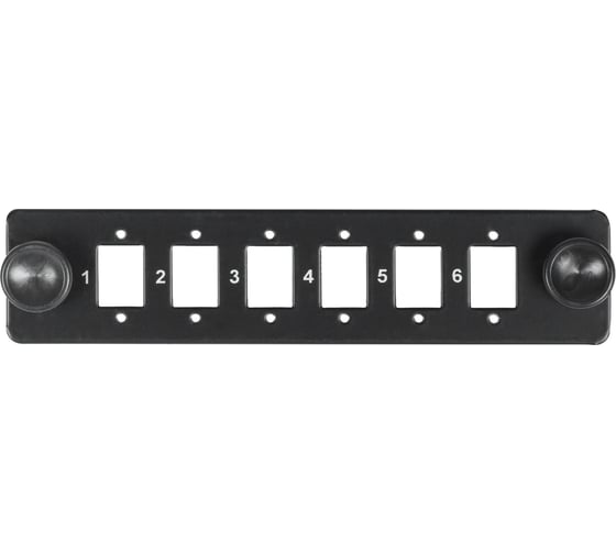 Адаптерная панель NIKOMAX NMF-AP06SSC-P-BK