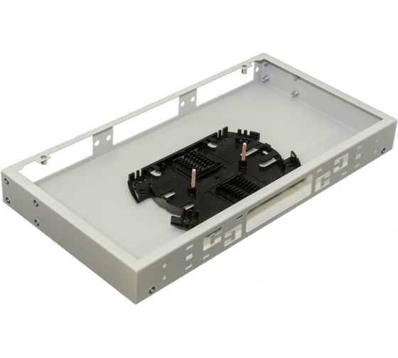 Универсальный оптический бокс Hyperline, FO-19R-1U-3xSLT-W140H42-24UN-GY 19, от 8 до 24 по 237482