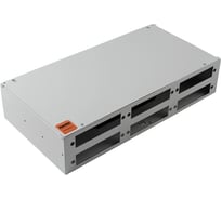 Универсальный оптический бокс Hyperline, FO-19R-2U-6xSLT-W140H42-48UN-GY 19, от 8 до 48 по 250431