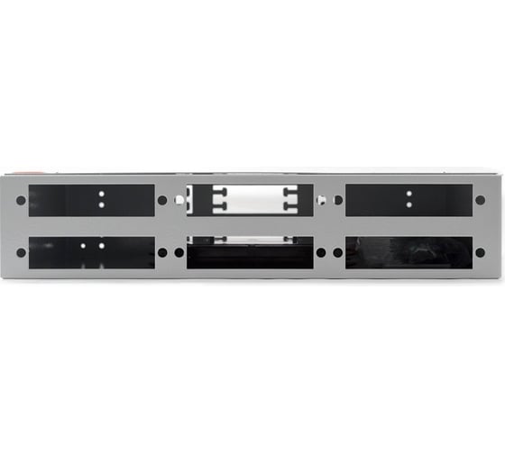 Универсальный оптический бокс Hyperline, FO-19R-2U-6xSLT-W140H42-48UN-GY 19, от 8 до 48 по 250431