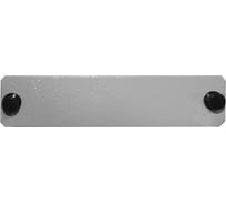 Лицевая панель Hyperline, FO-FR-W140H42-GY, модуль заглушка, серая 250390