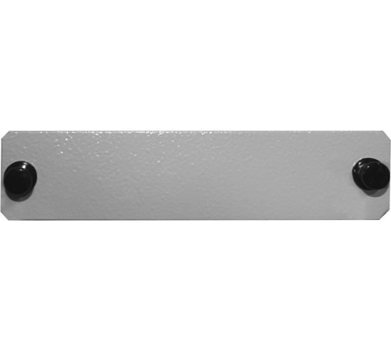 Лицевая панель Hyperline, FO-FR-W140H42-GY, модуль заглушка, серая 250390 1