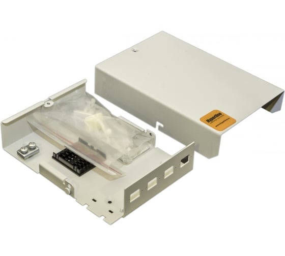 Универсальный настенный оптический бокс Hyperline, FO-WBY-4UN-MK, на 4 порта SC, duplex LC 375910