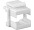 Вставка Hyperline KJ1-SC/DLC-WH формата Keystone Jack, для проходного адаптера SC или dLC 32485 1