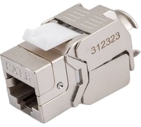 Вставка Hyperline KJ8-8P8C-C6-180-TLS-SH-F-WH Keystone Jack RJ-45 8P8C, категория 6, экранированная 426188