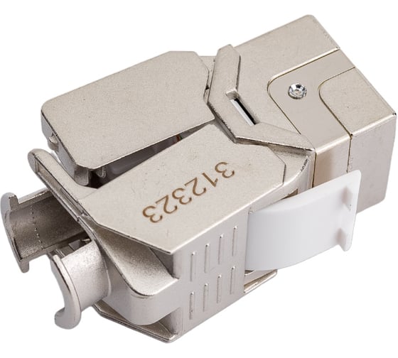 Вставка Hyperline KJ8-8P8C-C6-180-TLS-SH-F-WH Keystone Jack RJ-45 8P8C, категория 6, экранированная 426188