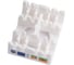 Вставка Hyperline KJ8-8P8C-C6-180-TLS-SH-F-WH Keystone Jack RJ-45 8P8C, категория 6, экранированная 426188 8