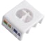 Вставка Hyperline KJ8-8P8C-C6-180-TLS-SH-F-WH Keystone Jack RJ-45 8P8C, категория 6, экранированная 426188 9
