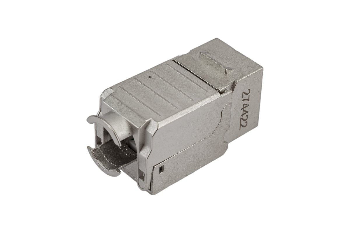 Вставка Hyperline KJ9-8P8C-C5e-90-SH-F-WH Keystone Jack RJ-45 8P8C ...