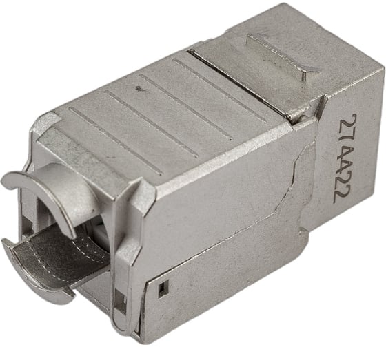 Вставка Hyperline KJ9-8P8C-C5e-90-SH-F-WH Keystone Jack RJ-45 8P8C, категория 5e, экранированная 432598