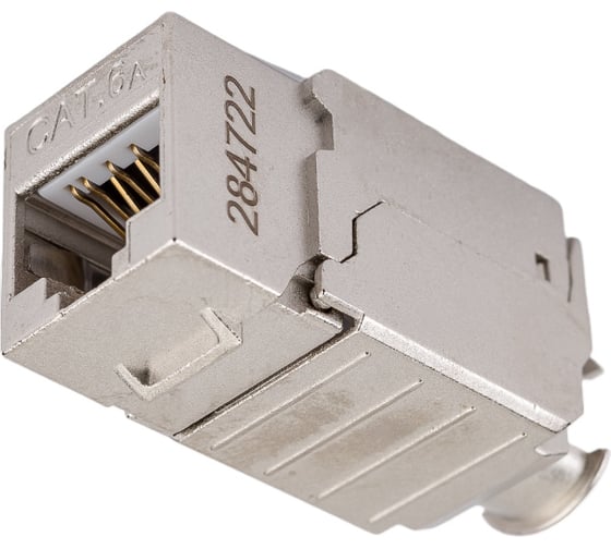 Вставка Hyperline KJ9-8P8C-C6A-90-SH-F Keystone Jack RJ-45 8P8C, категория 6a 10G, экранированная 432596