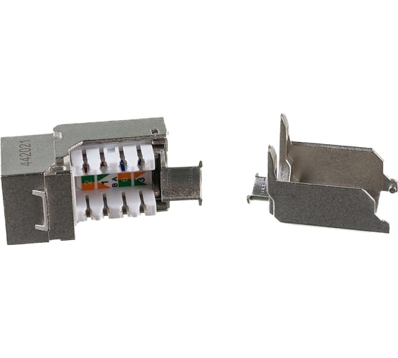 Вставка Hyperline KJ9-8P8C-C6-90-SH-F Keystone Jack RJ-45 8P8C, категория 6, экранированная 432597