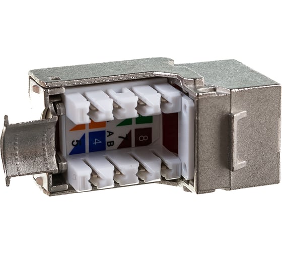 Вставка Hyperline KJ9-8P8C-C6-90-SH-F Keystone Jack RJ-45 8P8C, категория 6, экранированная 432597