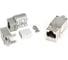 Вставка Hyperline KJNE-8P8C-C5e-90-SH-F-WH Keystone Jack RJ-45 8P8C, категория 5e, экранированная 46659 3