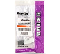 Вставка Hyperline KJNE-8P8C-C6A-90-WH Keystone Jack RJ-45 8P8C, категория 6A, 110 IDC 47013