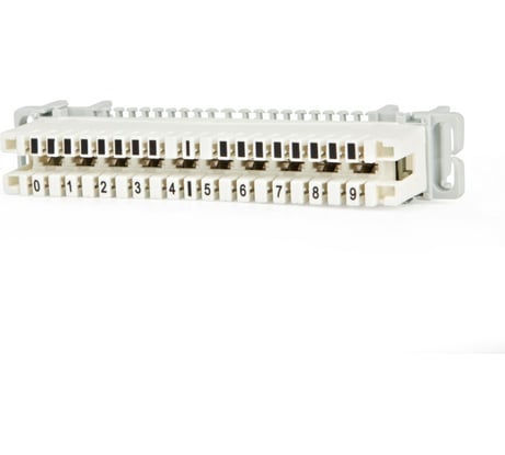Соединительный плинт Hyperline KR-PLP-10-CON-0, на 10 пар, неразмыкаемый 22977