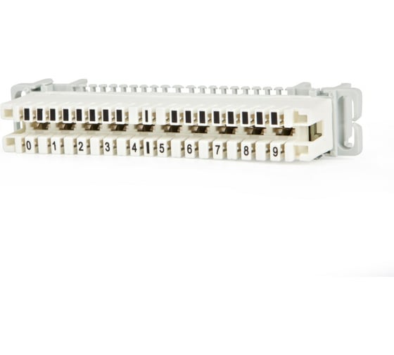 Соединительный плинт Hyperline KR-PLP-10-CON-0, на 10 пар, неразмыкаемый 22977