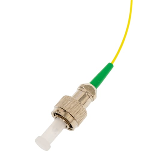Волоконно-оптический пигтейл Hyperline FPT-B9-9-FC/AR-1M-LSZH-YL SM 9/125 OS2, FC/APC, 1м 27906