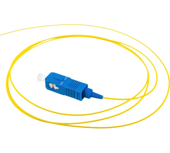 Волоконно-оптический пигтейл Hyperline FPT-B9-9-SC/UR-1M-LSZH-YL SM 9/125 OS2, SC/UPC, 1м 27875