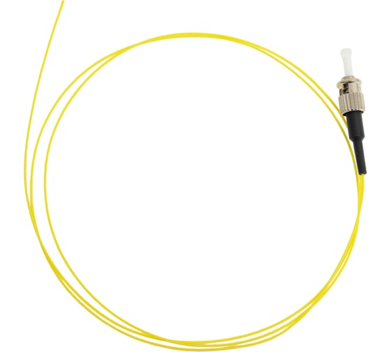 Волоконно-оптический пигтейл Hyperline FPT-B9-9-ST/UR-1M-LSZH-YL SM 9/125 OS2, ST/UPC, 1м 27874