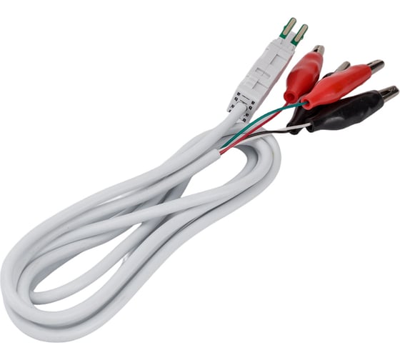 Тестовый шнур Hyperline KR-CABLE-CRO4 4-х контактный, зажимные контакты 15781