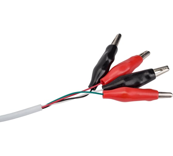 Тестовый шнур Hyperline KR-CABLE-CRO4 4-х контактный, зажимные контакты 15781