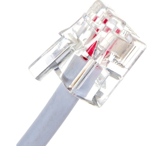 Тестовый шнур Hyperline KR-CABLE-6P2C 2-х контактный, 6P2C 15780