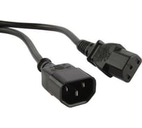 Кабель питания монитор-компьютер Hyperline PWC-IEC13-IEC14-10-BK IEC 320 C13 - IEC 320 C14 43794