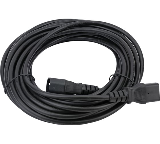 Кабель питания монитор-компьютер Hyperline PWC-IEC13-IEC14-10-BK IEC 320 C13 - IEC 320 C14 43794