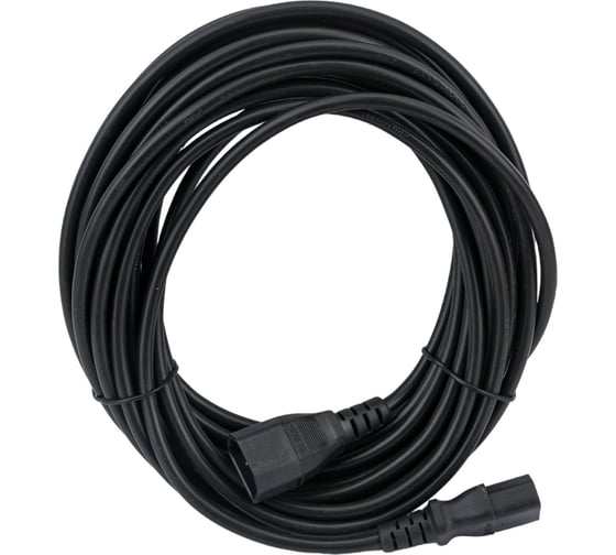 Кабель питания монитор-компьютер Hyperline PWC-IEC13-IEC14-10-BK IEC 320 C13 - IEC 320 C14 43794