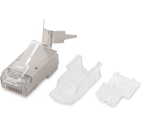 Разъем RJ-45 Hyperline PLUG-8P8C-UV-C6A-SH-50 8P8C под витую пару, 10Gb категория 6A 230131