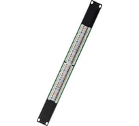 Патч-панель Hyperline PP3-19-16-8P8C-C5E-110D 19, 1U, 16 портов RJ-45, категория 5e, Dual 246054