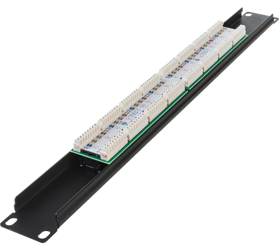 Патч-панель Hyperline PP3-19-16-8P8C-C5E-110D 19, 1U, 16 портов RJ-45, категория 5e, Dual 246054