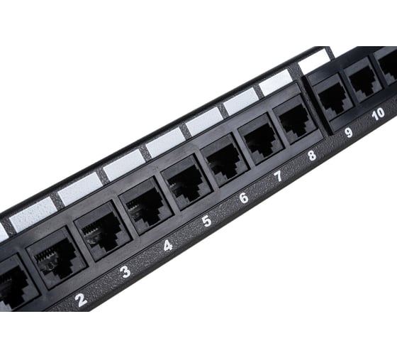 Патч-панель Hyperline PP3-19-16-8P8C-C5E-110D 19, 1U, 16 портов RJ-45, категория 5e, Dual 246054