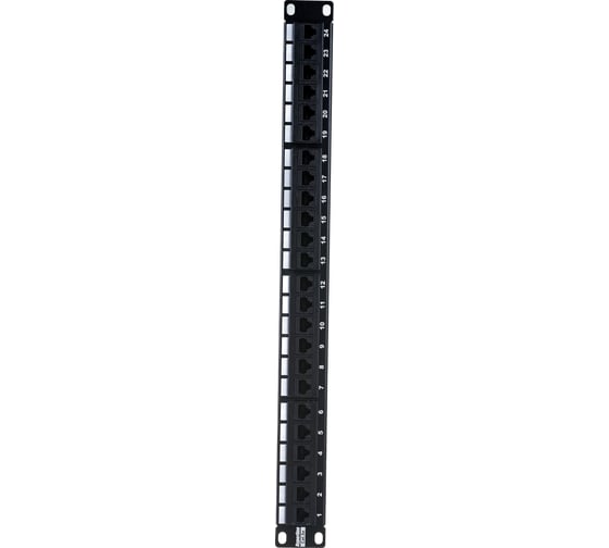 Патч-панель Hyperline PP3-19-24-8P8C-C5E-110D 19, 1U, 24 порта RJ-45, категория 5e, Dual 246095