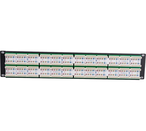 Патч-панель Hyperline PP3-19-48-8P8C-C5E-110D 19, 2U, 48 портов RJ-45, категория 5e, Dual 246100