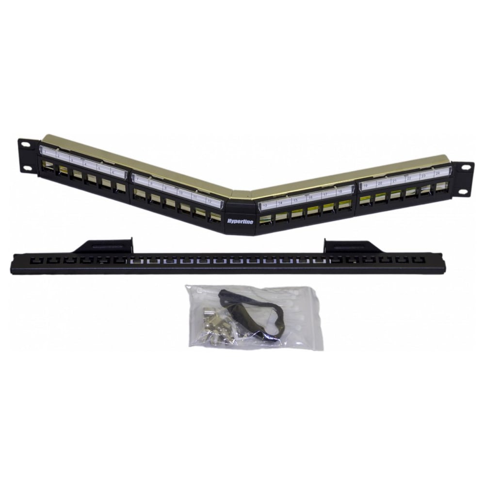Модульная патч-панель Hyperline PPBL4A-19-24-SH-RM 19, 24 порта ...