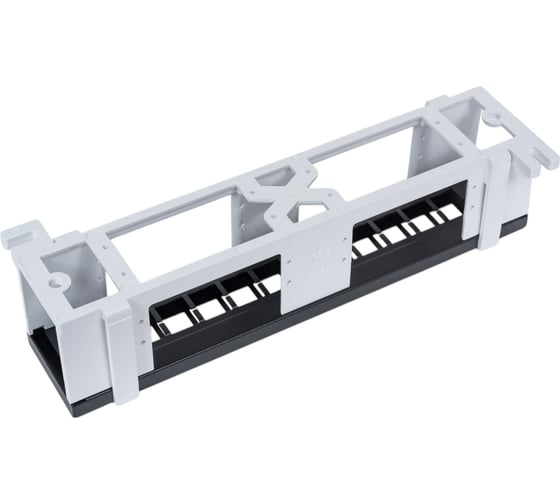 Модульная настенная патч-панель Hyperline PPWBL-12 на 12 портов, для модулей Keystone Jack 37788