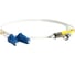 Волоконно-оптический шнур Hyperline FC-D2-9A1-LC/UR-ST/UR-H-3M-LSZH-WH патч-корд SM 9/125 39337 1