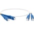 Волоконно-оптический шнур Hyperline FC-D2-9A1-SC/UR-SC/UR-H-1M-LSZH-WH патч-корд SM 9/125 238615 1