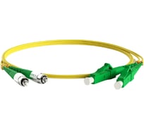 Волоконно-оптический шнур Hyperline FC-D2-9-FC/AR-LC/AR-H-15M-LSZH-YL патч-корд SM 9/125 244938