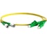 Волоконно-оптический шнур Hyperline FC-D2-9-FC/AR-LC/AR-H-15M-LSZH-YL патч-корд SM 9/125 244938 1
